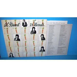 Al Stewart 24 Carrots Vinyl LP Record Album 1980 Pop Soft Rock Music Lyric Sheet